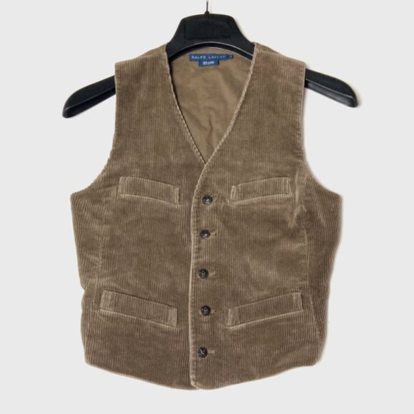 Ralph Lauren Jackets & Blazers - Vintage Ralph Lauren Corduroy equestrian hunting riding waistcoat gilet vest